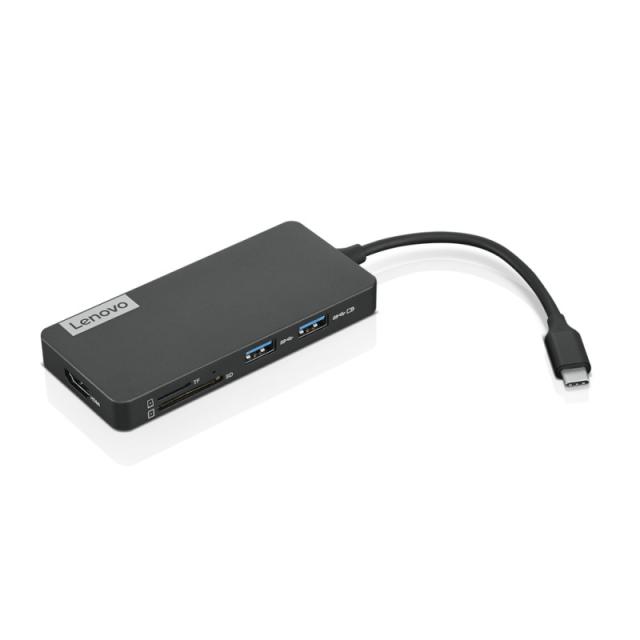 Lenovo - GX90T77924 base para portátil y replicador de puertos Alámbrico USB 3.2 Gen 1 (3.1 Gen 1) Type-C Gris