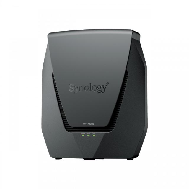 Synology - WRX560 router inalámbrico Gigabit Ethernet Doble banda (2,4 GHz / 5 GHz) Negro