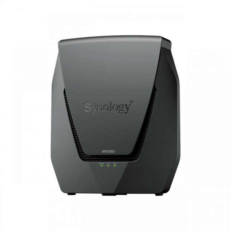 Synology - WRX560 router inalámbrico Gigabit Ethernet Doble banda (2,4 GHz / 5 GHz) Negro