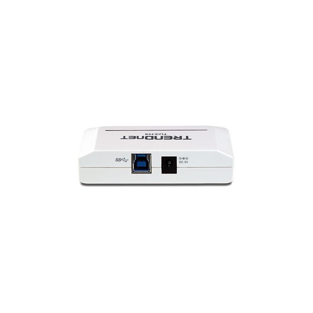 Trendnet - TU3-H4 hub de interfaz 5000 Mbit/s Blanco