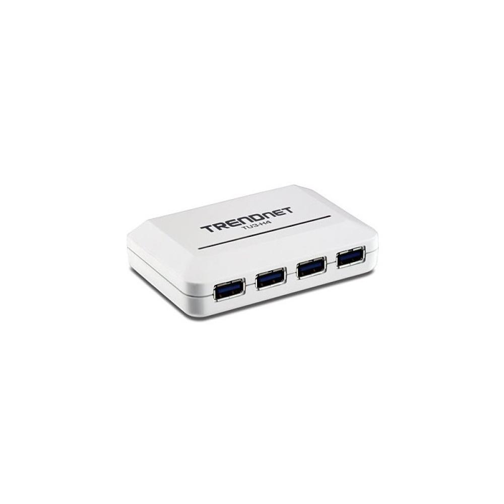 Trendnet - TU3-H4 hub de interfaz 5000 Mbit/s Blanco