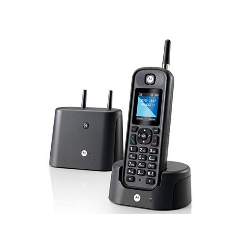 Motorola - O201 Teléfono DECT Identificador de llamadas Negro