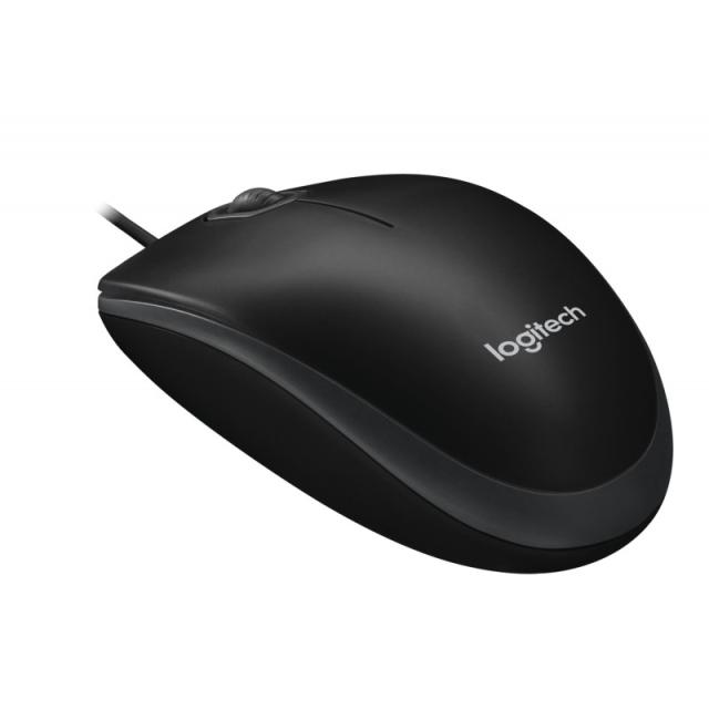 Logitech - B100 ratón Oficina Ambidextro USB tipo A Óptico 800 DPI