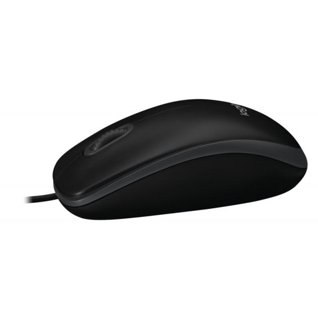 Logitech - B100 ratón Oficina Ambidextro USB tipo A Óptico 800 DPI