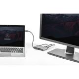 StarTech.com - Mini Dock Thunderbolt 3 - Docking Station Portátil para 2 Monitores con HDMI 4K de 60Hz, 2x Hub USB-A (3.0/2.0),