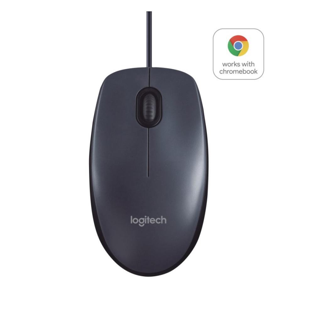 Logitech - B100 ratón Oficina Ambidextro USB tipo A Óptico 800 DPI