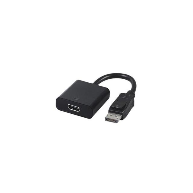 Gembird - A-DPM-HDMIF-002 adaptador de cable de vídeo 0,1 m DisplayPort HDMI tipo A (Estándar) Negro