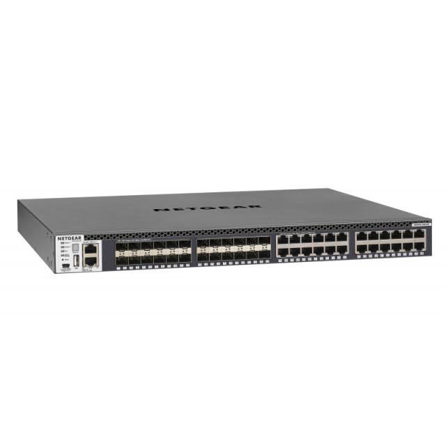 NETGEAR - M4300-24X24F Gestionado L2/L3/L4 10G Ethernet (100/1000/10000) 1U Negro