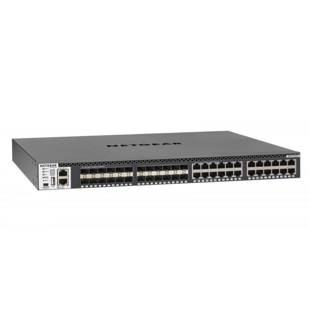 NETGEAR - M4300-24X24F Gestionado L2/L3/L4 10G Ethernet (100/1000/10000) 1U Negro