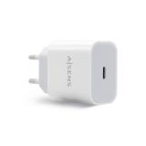 AISENS - Cargador USB-C P?3.0 1 Puerto 1x USB-C 20 W, Blanco