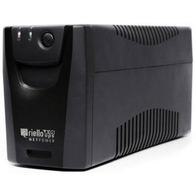 Riello - Net Power 800 sistema de alimentación ininterrumpida (UPS) 0,8 kVA 480 W 4 salidas AC
