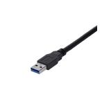 StarTech.com - Cable 1m Extensión Alargador USB 3.0 SuperSpeed - Macho a Hembra USB A - Extensor - Negro