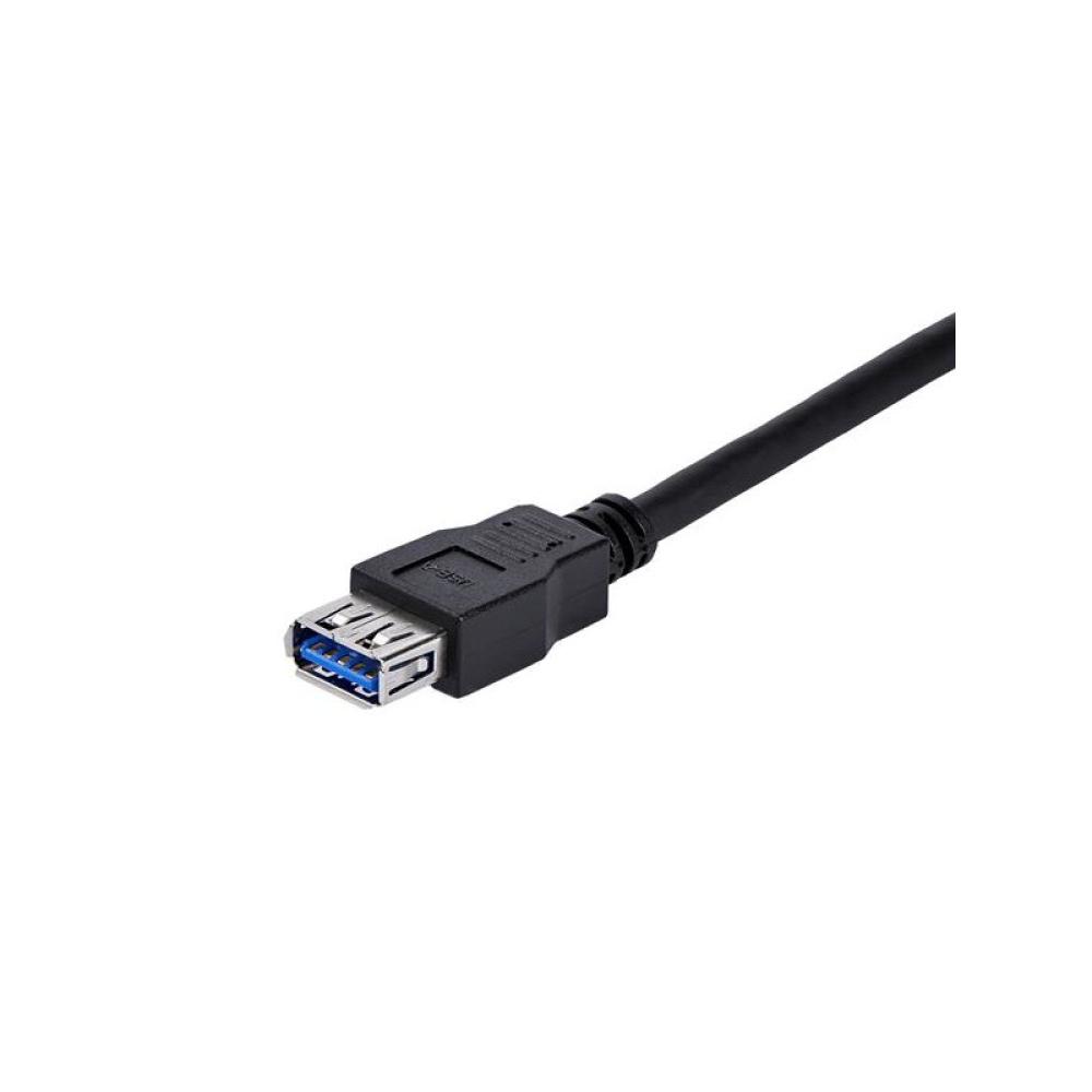 StarTech.com - Cable 1m Extensión Alargador USB 3.0 SuperSpeed - Macho a Hembra USB A - Extensor - Negro