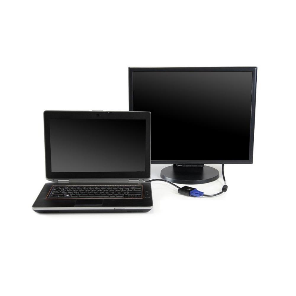 Ewent - EW9864 adaptador de cable de vídeo 0,2 m HDMI VGA, 3.5mm Negro