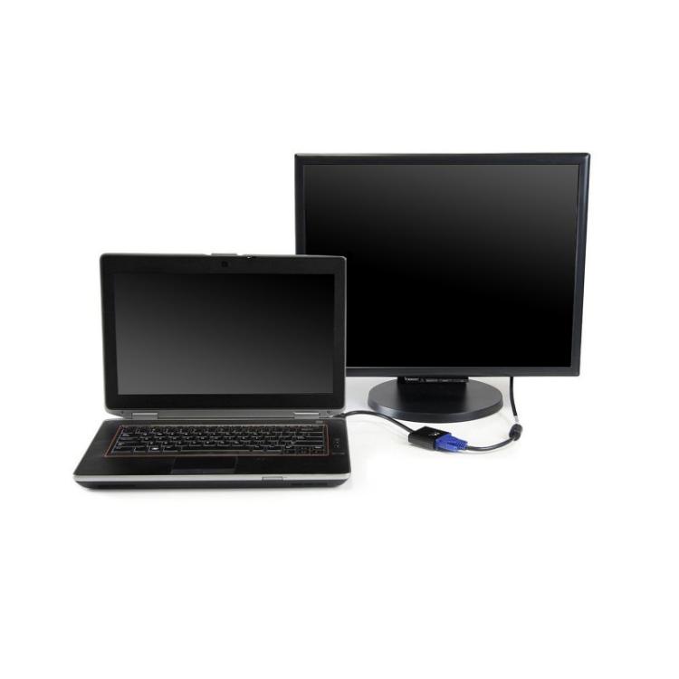 Ewent - EW9864 adaptador de cable de vídeo 0,2 m HDMI VGA, 3.5mm Negro