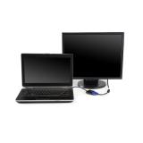 Ewent - EW9864 adaptador de cable de vídeo 0,2 m HDMI VGA, 3.5mm Negro