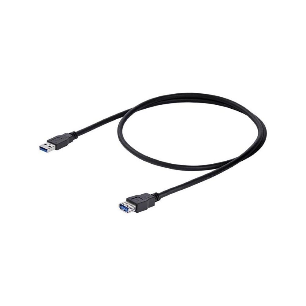 StarTech.com - Cable 1m Extensión Alargador USB 3.0 SuperSpeed - Macho a Hembra USB A - Extensor - Negro