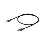 StarTech.com - Cable 1m Extensión Alargador USB 3.0 SuperSpeed - Macho a Hembra USB A - Extensor - Negro
