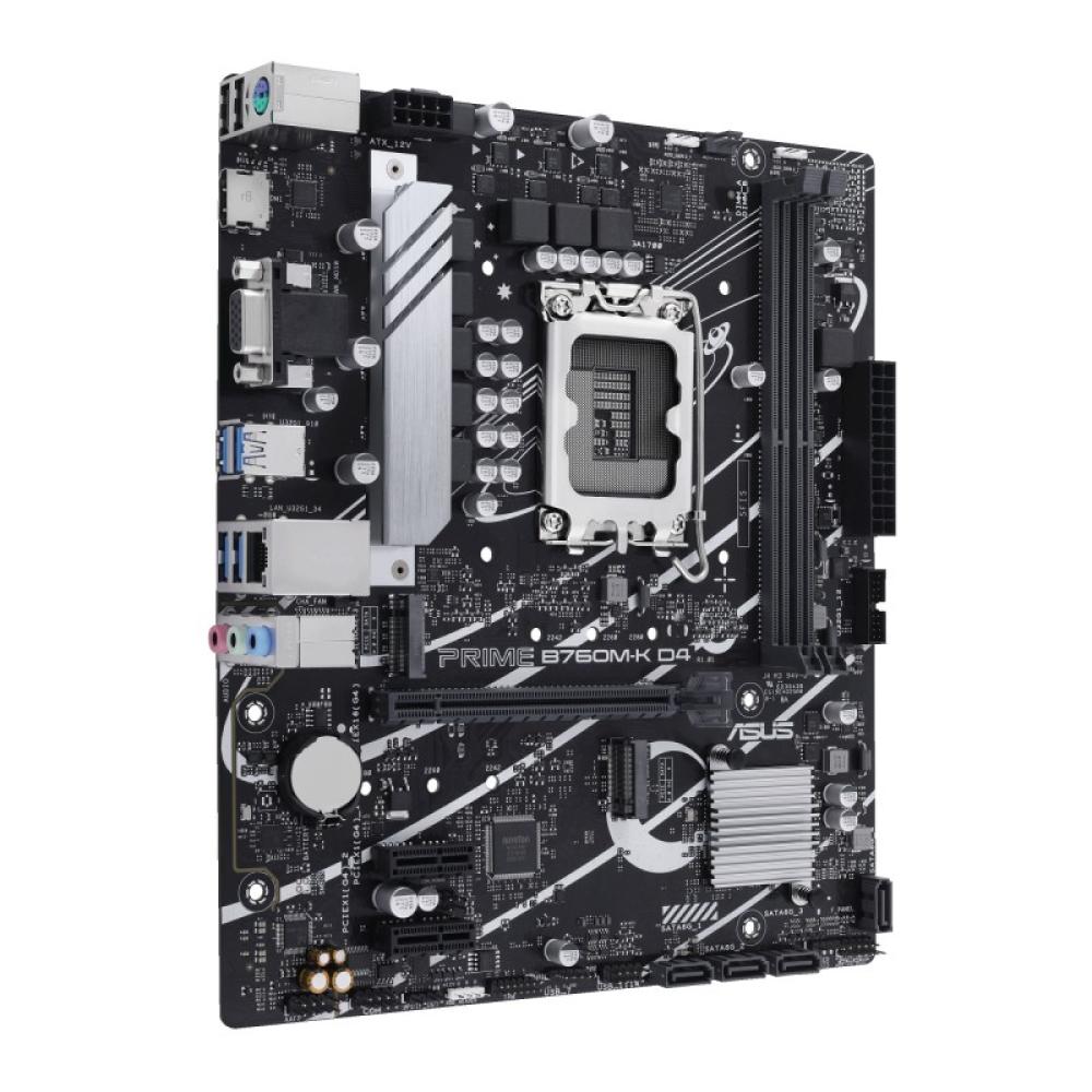 ASUS - PRIME B760M-K D4 Intel B760 LGA 1700 micro ATX