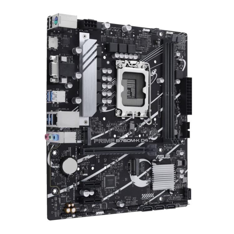 ASUS - PRIME B760M-K D4 Intel B760 LGA 1700 micro ATX