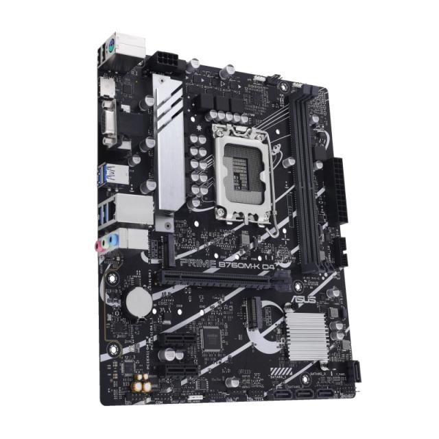 ASUS - PRIME B760M-K D4 Intel B760 LGA 1700 micro ATX