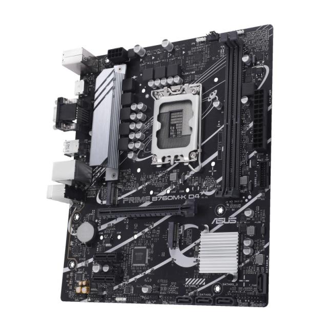 ASUS - PRIME B760M-K D4 Intel B760 LGA 1700 micro ATX