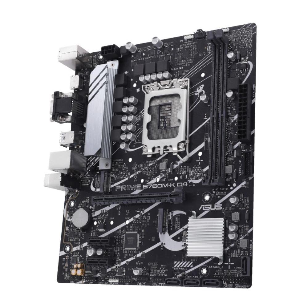 ASUS - PRIME B760M-K D4 Intel B760 LGA 1700 micro ATX