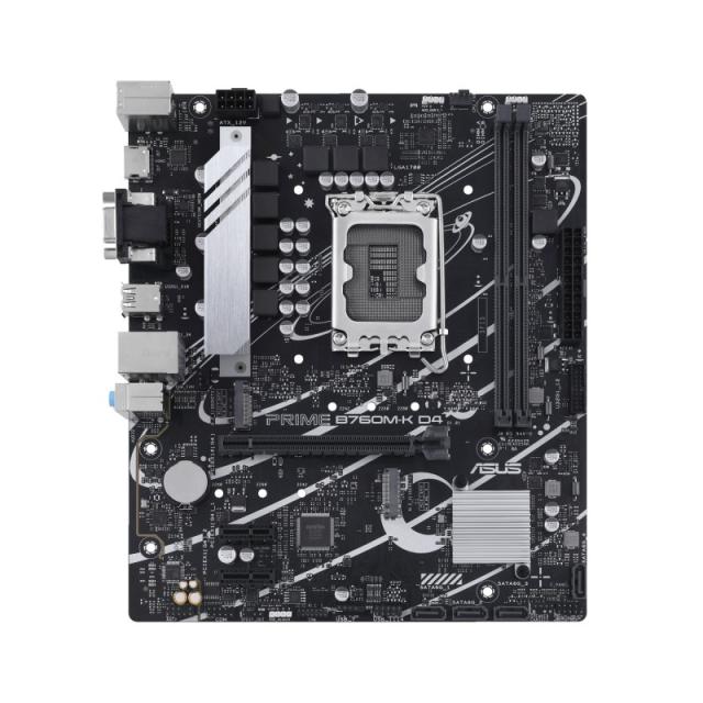 ASUS - PRIME B760M-K D4 Intel B760 LGA 1700 micro ATX