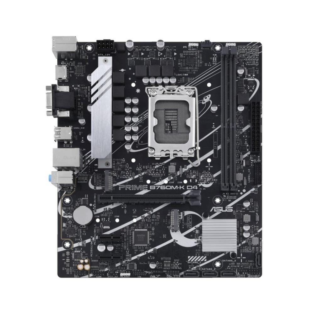 ASUS - PRIME B760M-K D4 Intel B760 LGA 1700 micro ATX