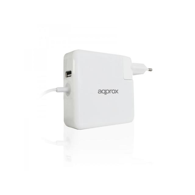 Approx - appUAAPL adaptador e inversor de corriente Interior 85 W Blanco