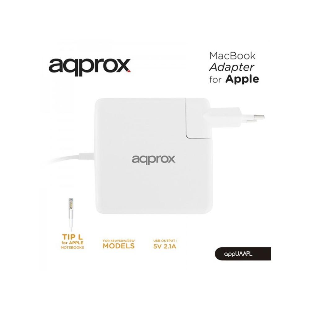 Approx - appUAAPL adaptador e inversor de corriente Interior 85 W Blanco