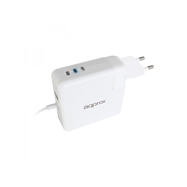 Approx - appUAAPL adaptador e inversor de corriente Interior 85 W Blanco