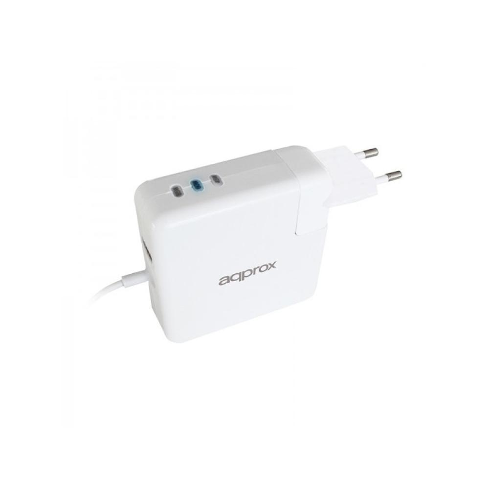 Approx - appUAAPL adaptador e inversor de corriente Interior 85 W Blanco