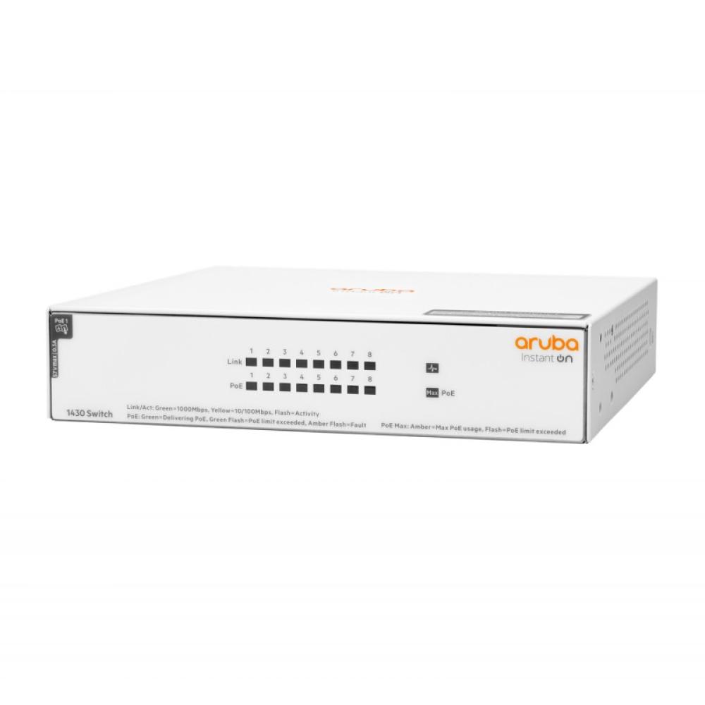 HPE - Aruba Networking Networking Instant On Switch 8p Gigabit CL4 PoE 64W 1430