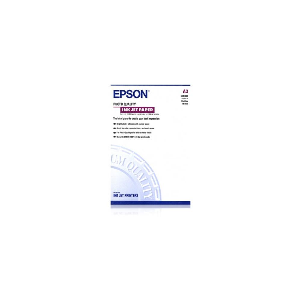 Epson - Photo Quality Ink Jet Paper, DIN A3, 102 g/m², 100 hojas