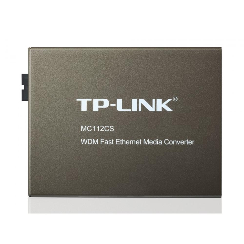 TP-Link - MC112CS convertidor de medio 1000 Mbit/s 1550 nm Negro
