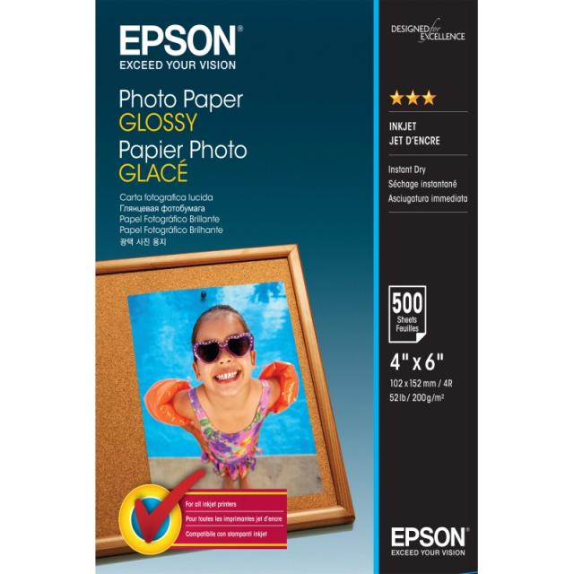 Epson - Photo Paper Glossy - 10x15cm - 500 Hojas
