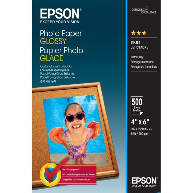 Epson - Photo Paper Glossy - 10x15cm - 500 Hojas