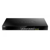 D-Link - DMS-1100-10TP switch Gestionado L2 2.5G Ethernet (100/1000/2500) Energía sobre Ethernet (PoE) 1U Negro
