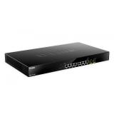 D-Link - DMS-1100-10TP switch Gestionado L2 2.5G Ethernet (100/1000/2500) Energía sobre Ethernet (PoE) 1U Negro