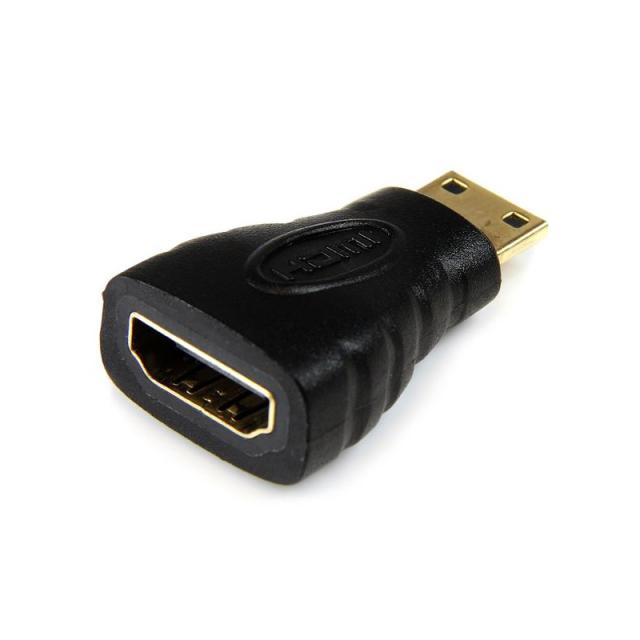 StarTech.com - Adaptador Mini HDMI a HDMI -HDMI Ultra HD 4K 30Hz de Alta Velocidad - HDMI 1.4 - Conectores Chapados en Oro - Ada