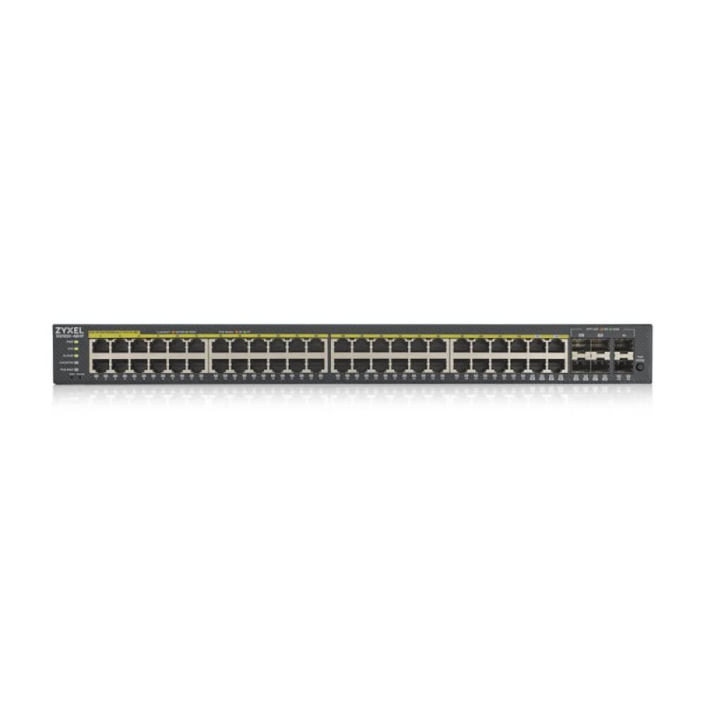 Zyxel - GS1920-48HPV2 Gestionado Gigabit Ethernet (10/100/1000) Energía sobre Ethernet (PoE) Negro