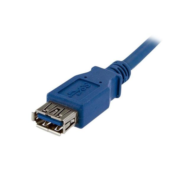 StarTech.com - Cable 1m Extensión Alargador USB 3.0 SuperSpeed - Macho a Hembra USB A - Extensor - Azul