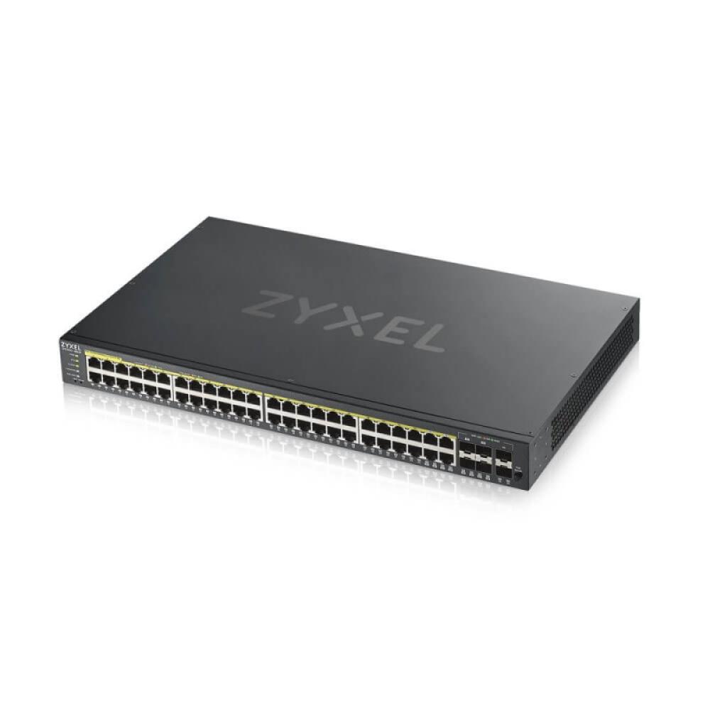 Zyxel - GS1920-48HPV2 Gestionado Gigabit Ethernet (10/100/1000) Energía sobre Ethernet (PoE) Negro