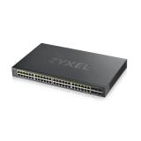 Zyxel - GS1920-48HPV2 Gestionado Gigabit Ethernet (10/100/1000) Energía sobre Ethernet (PoE) Negro