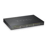 Zyxel - GS1920-48HPV2 Gestionado Gigabit Ethernet (10/100/1000) Energía sobre Ethernet (PoE) Negro