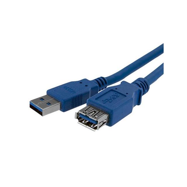 StarTech.com - Cable 1m Extensión Alargador USB 3.0 SuperSpeed - Macho a Hembra USB A - Extensor - Azul