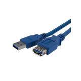 StarTech.com - Cable 1m Extensión Alargador USB 3.0 SuperSpeed - Macho a Hembra USB A - Extensor - Azul