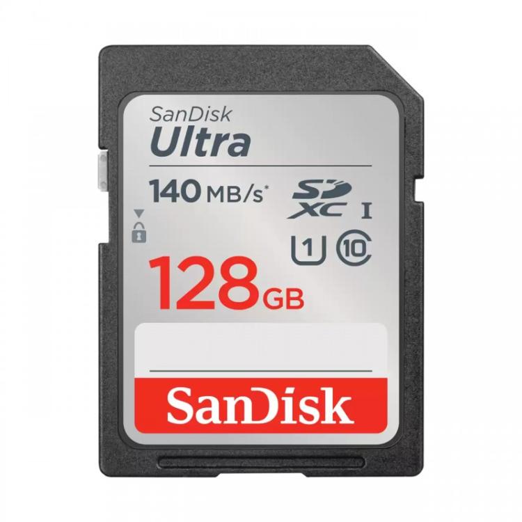 SanDisk - Ultra 128 GB SDXC UHS-I Clase 10