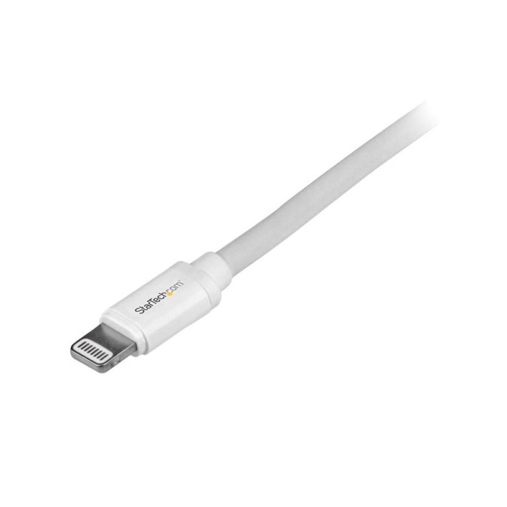 StarTech.com - Cable de 2m Lightning de 8 Pin a USB A 2.0 para Apple iPod iPhone 5 iPad - Blanco